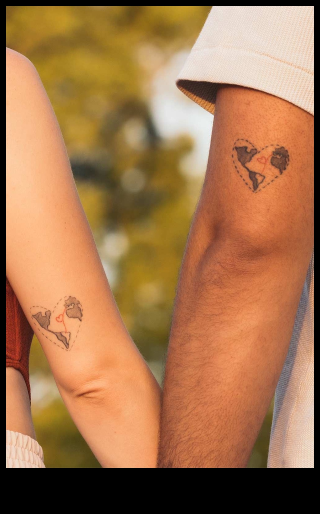 Suflete conectate: Tatuaje de cuplu care șoptesc povestea lui Love